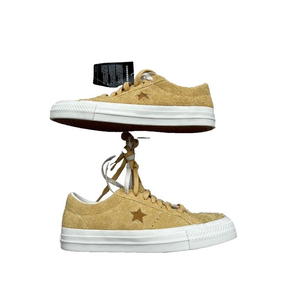 Converse A04158C One Star Pro Vintage Suede Sneakers Trailhead Gold ( 8.5M ) - Picture 1 of 7